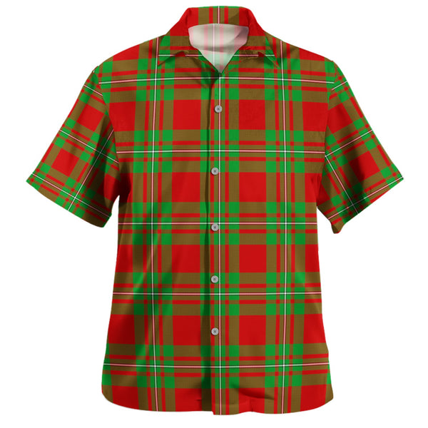 Callander Clan Badge Tartan Hawaiian Shirt