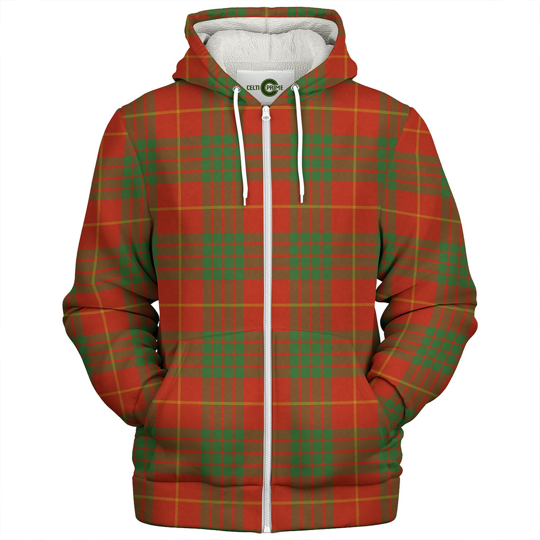 Cameron Ancient Clan Badge Tartan Sherpa Hoodie