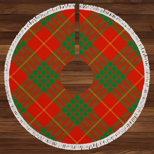 Cameron Ancient Clan Badge Tartan Christmas Tree Skirt