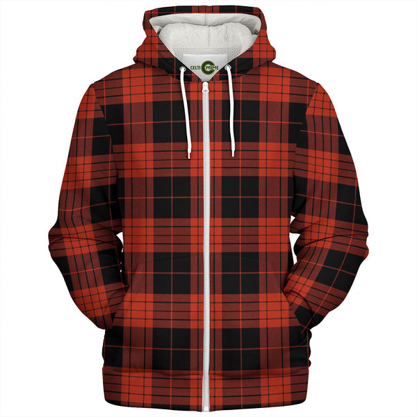 Cameron Black - Red Ancient Tartan Sherpa Hoodie