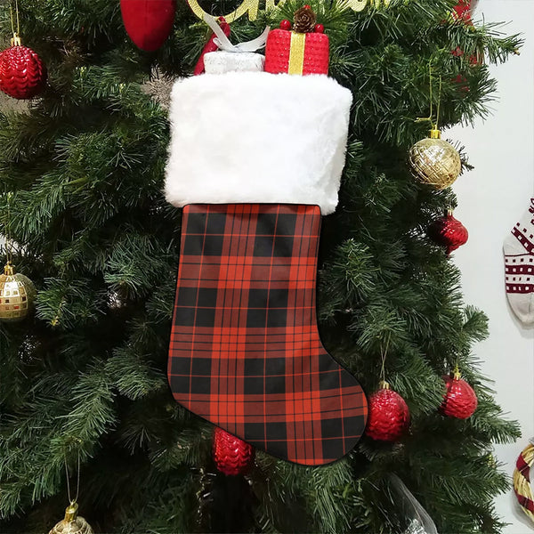 Cameron Black - Red Ancient Tartan Christmas Stocking