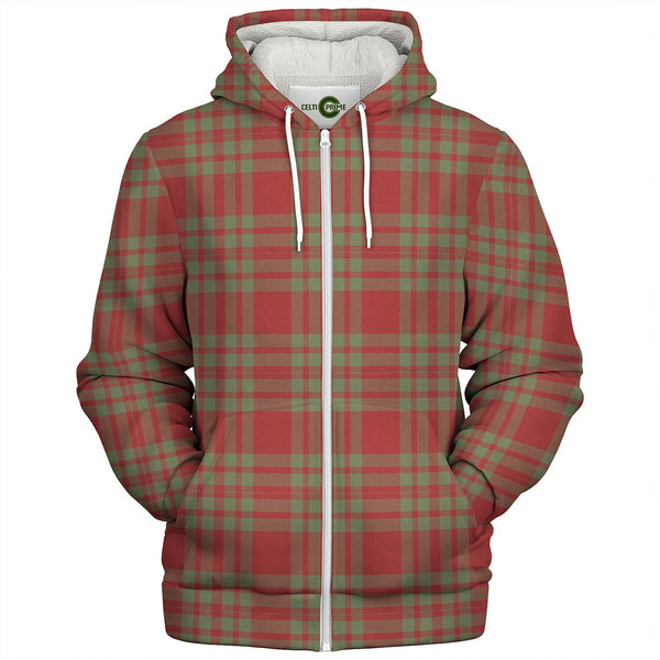 Cameron Cave Plaid Weathered Tartan Sherpa Hoodie