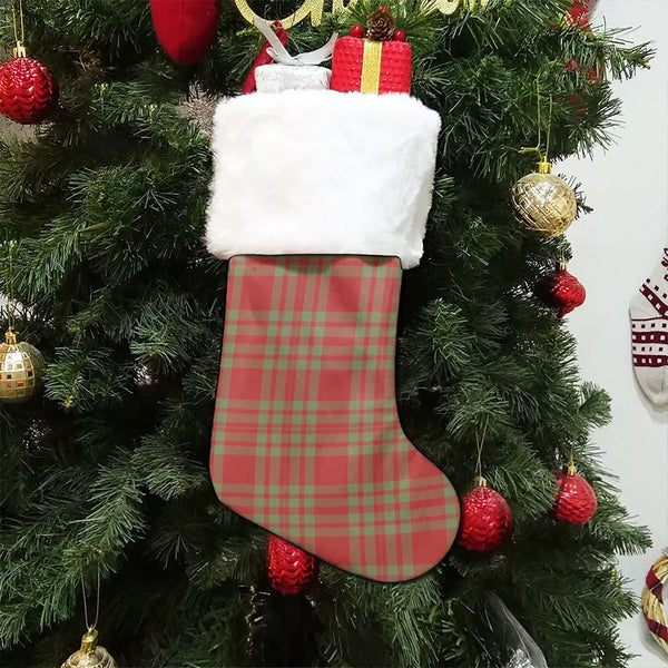 Cameron Cave Plaid Weathered Tartan Christmas Stocking