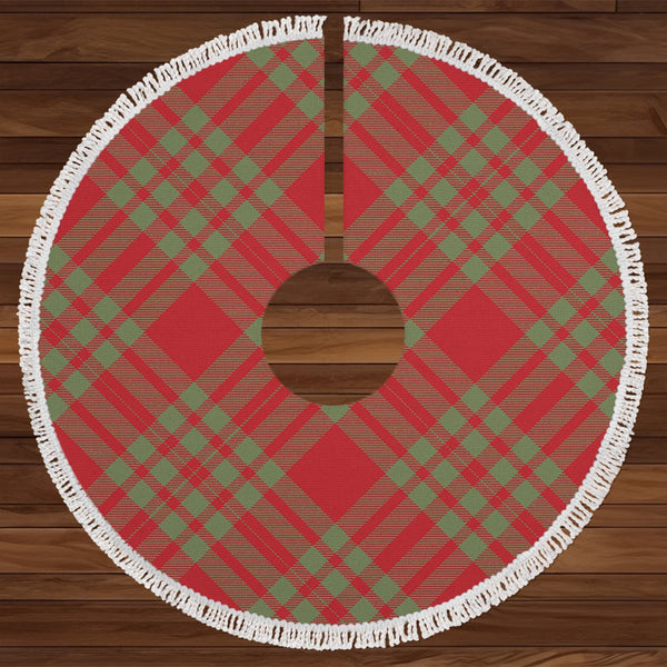 Cameron Cave Plaid Weathered Tartan Christmas Tree Skirt