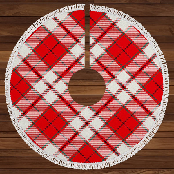 Cameron Hose Modern Tartan Christmas Tree Skirt