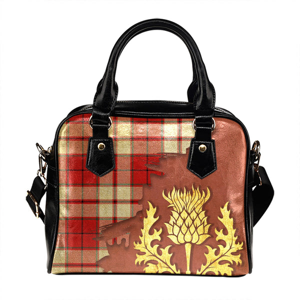 Cameron Hose Modern Tartan Shoulder Handbag Thistle Oldest Style