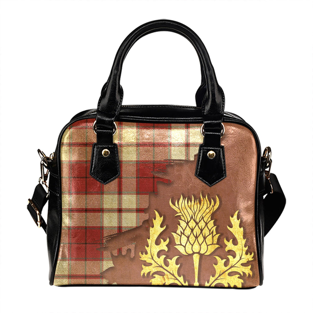 Cameron Hose Weathered Tartan Shoulder Handbag Thistle Oldest Style