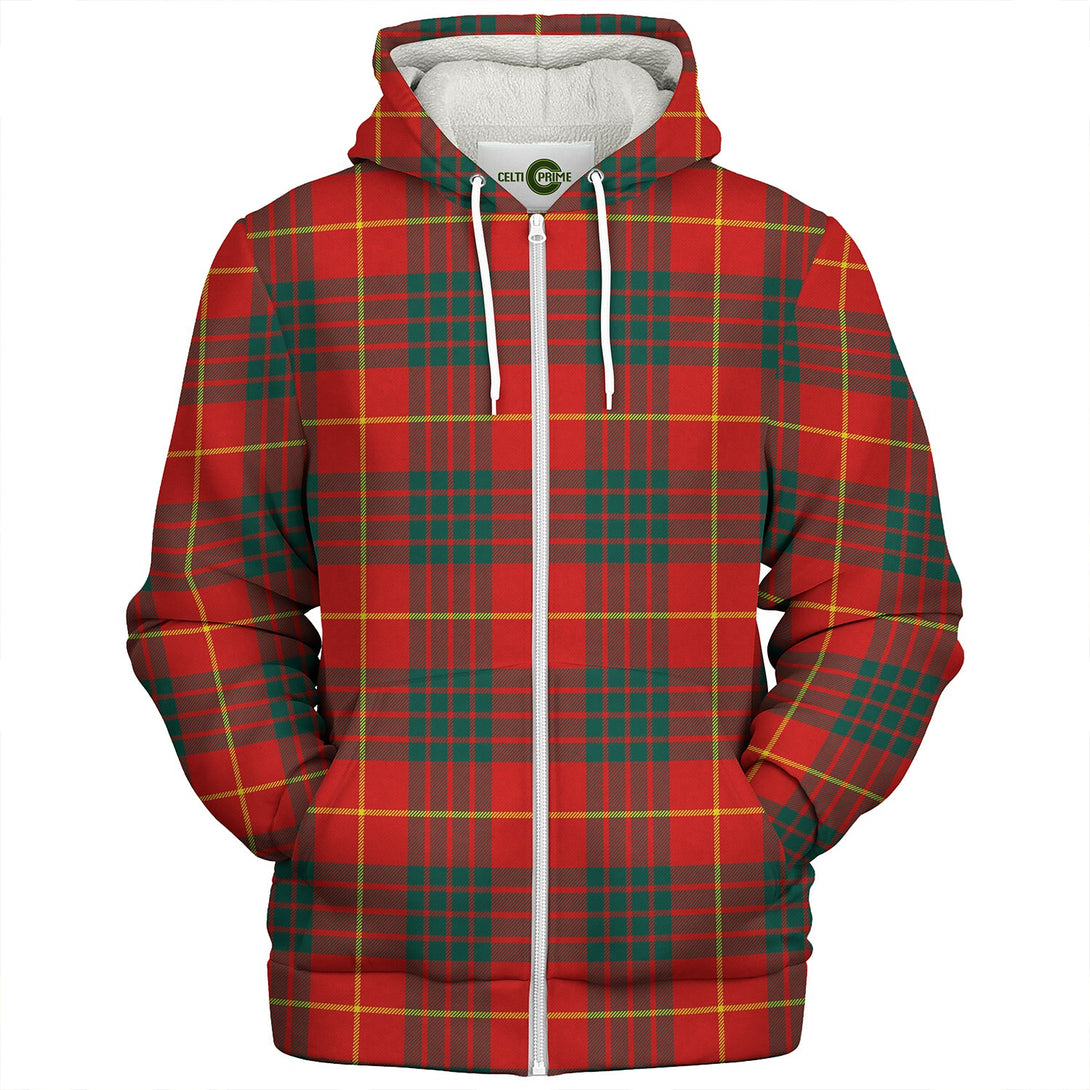 Cameron Modern 2 Clan Badge Tartan Sherpa Hoodie