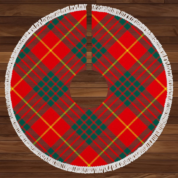 Cameron Modern 2 Clan Badge Tartan Christmas Tree Skirt