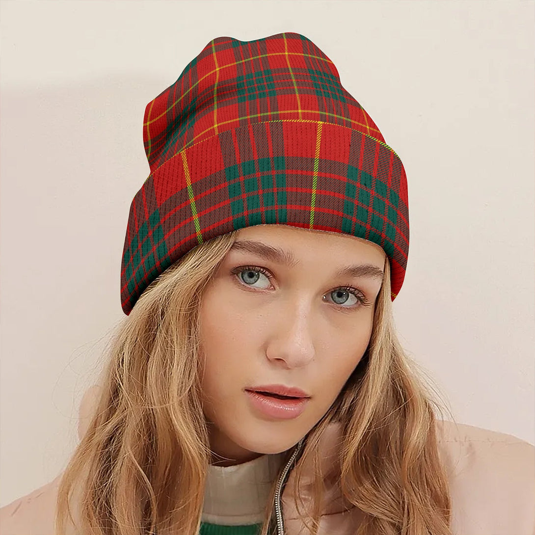 Cameron Modern 2 Clan Badge Tartan Knitted Beanie