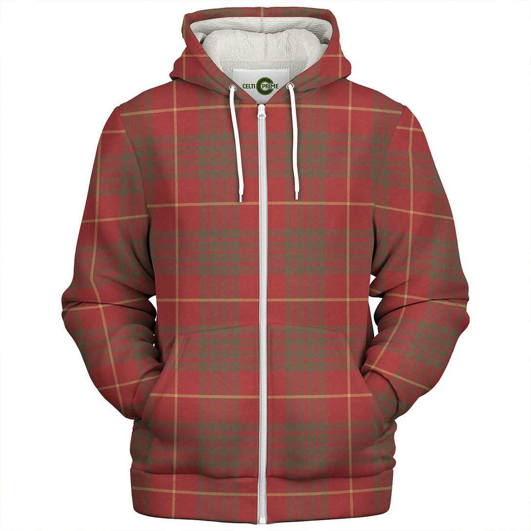 Cameron Weathered 2 Clan Badge Tartan Sherpa Hoodie