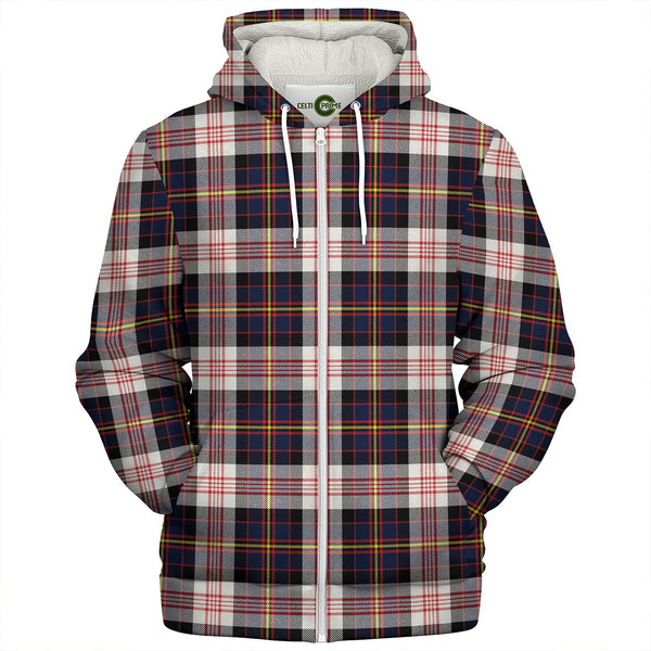 Cameron of Erracht Dress Modern 2 Clan Badge Tartan Sherpa Hoodie