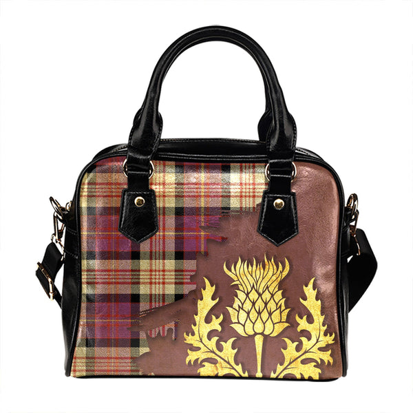 Cameron of Erracht Dress #2 Ancient 2 Tartan Shoulder Handbag Thistle Oldest Style