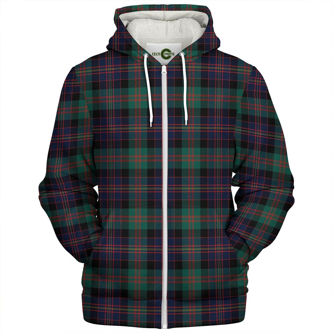 Cameron of Erracht #3 Modern 2 Clan Badge Tartan Sherpa Hoodie