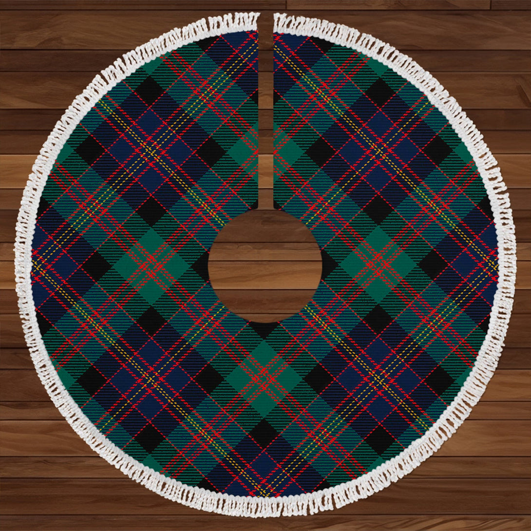 Cameron of Erracht #3 Modern 2 Clan Badge Tartan Christmas Tree Skirt