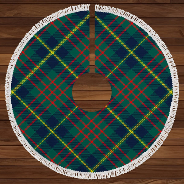 Cameron of Lochiel Hunting Modern 2 Clan Badge Tartan Christmas Tree Skirt