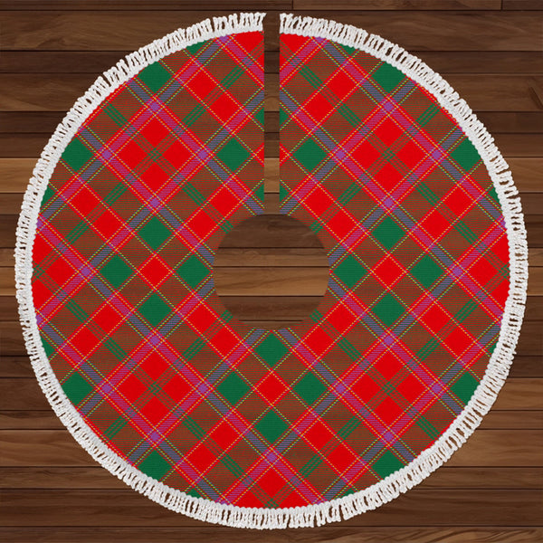 Cameron of Lochiel #2 Modern 2 Clan Badge Tartan Christmas Tree Skirt