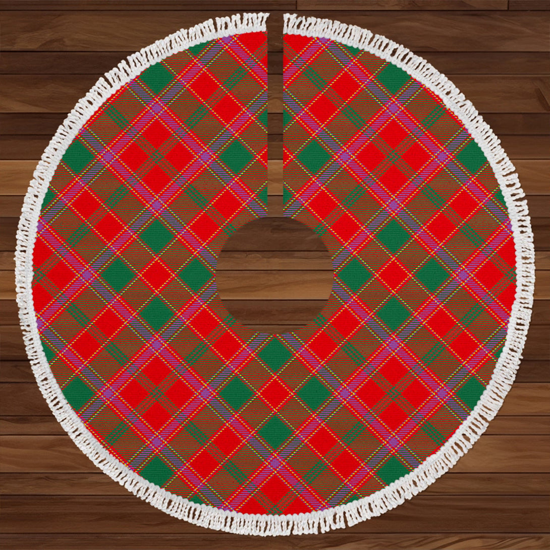 Cameron of Lochiel #2 (Munro #2) Modern Clan Badge Tartan Christmas Tree Skirt