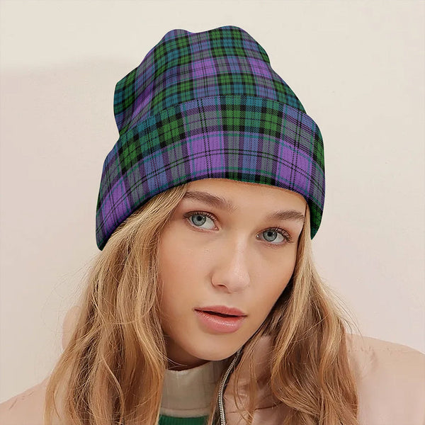 Campbell 42nd Dress Balhousie Ancient Tartan Knitted Beanie