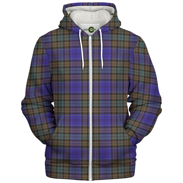 Campbell 42nd Dress Balhousie Weathered Tartan Sherpa Hoodie