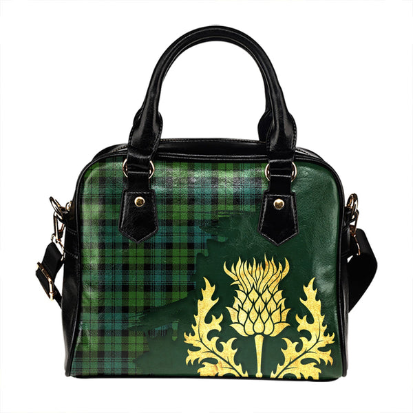 Campbell Ancient 2 Tartan Shoulder Handbag Thistle Oldest Style