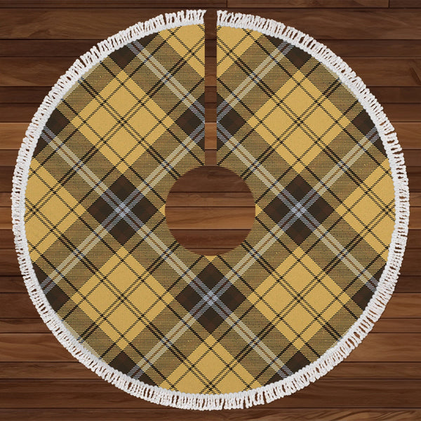 Campbell Camel Weathered Tartan Christmas Tree Skirt