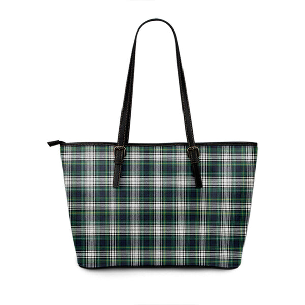 Campbell Dress Modern Tartan Leather Tote Bag