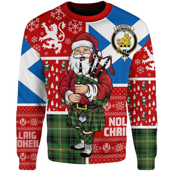 Campbell Marquis of Lorne Ancient 2 Clan Badge Tartan Sweatshirt Scotland Christmas Santa