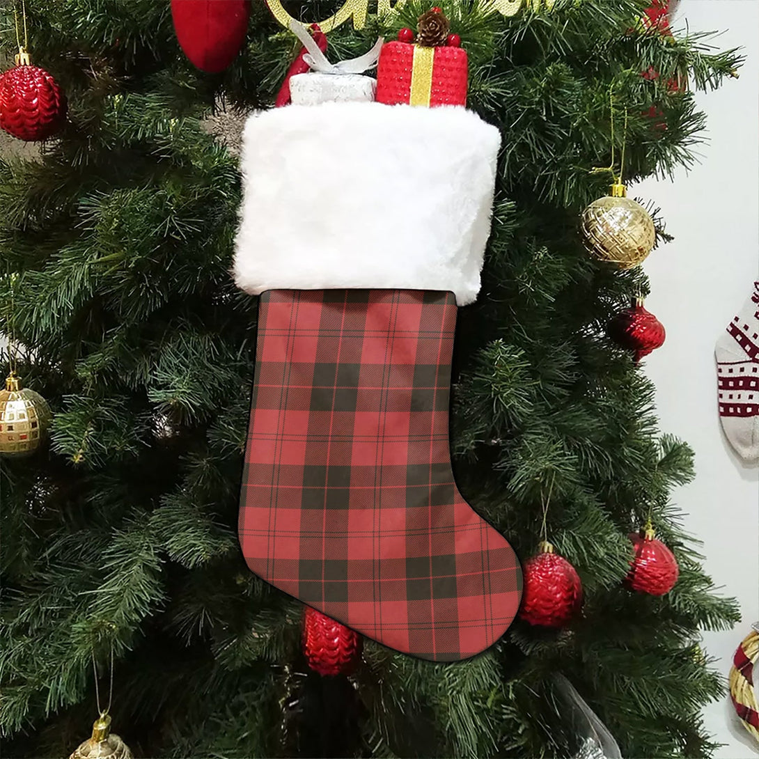 Campbell Red (Campbell of Armaddie) Weathered Tartan Christmas Stocking