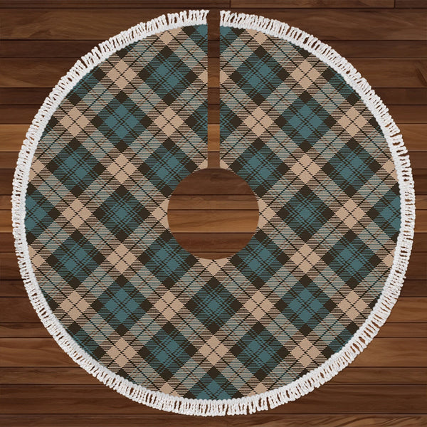 Campbell Weathered 2 Clan Badge Tartan Christmas Tree Skirt