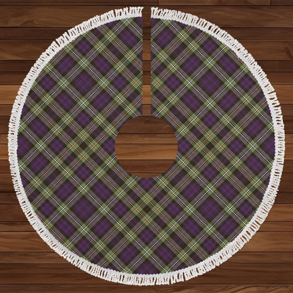 Campbell of Argyll 1815 Weathered 2 Clan Badge Tartan Christmas Tree Skirt