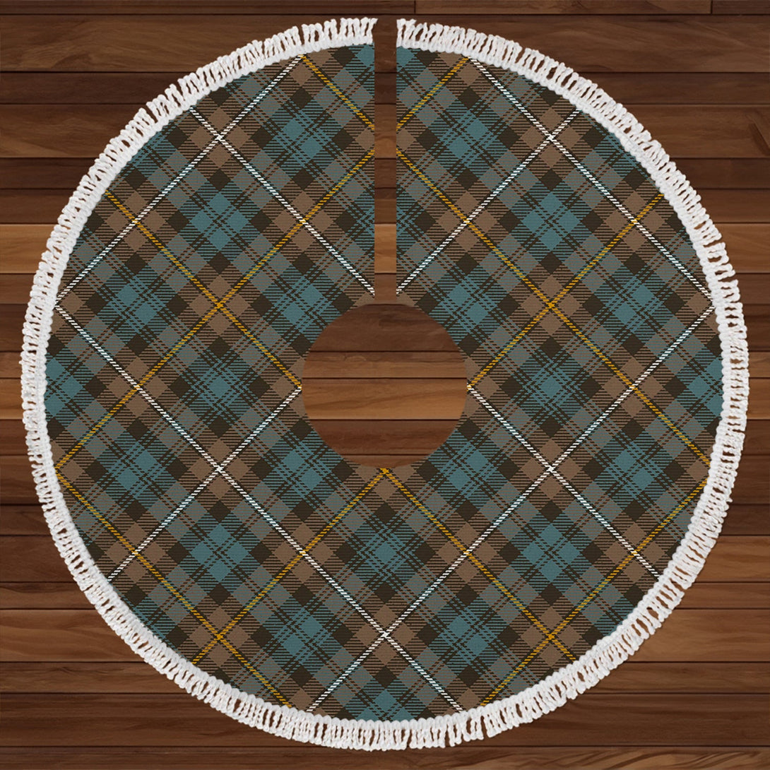 Campbell of Argyll Weathered 2 Clan Badge Tartan Christmas Tree Skirt