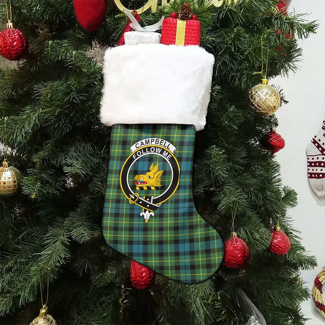 Campbell of Breadalbane 1819 Ancient 2 Clan Badge Tartan Christmas Stocking