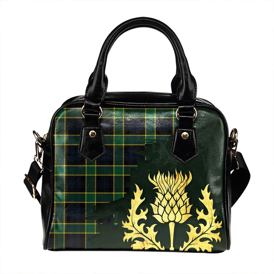 Campbell of Breadalbane Modern 2 Tartan Shoulder Handbag Thistle Oldest Style