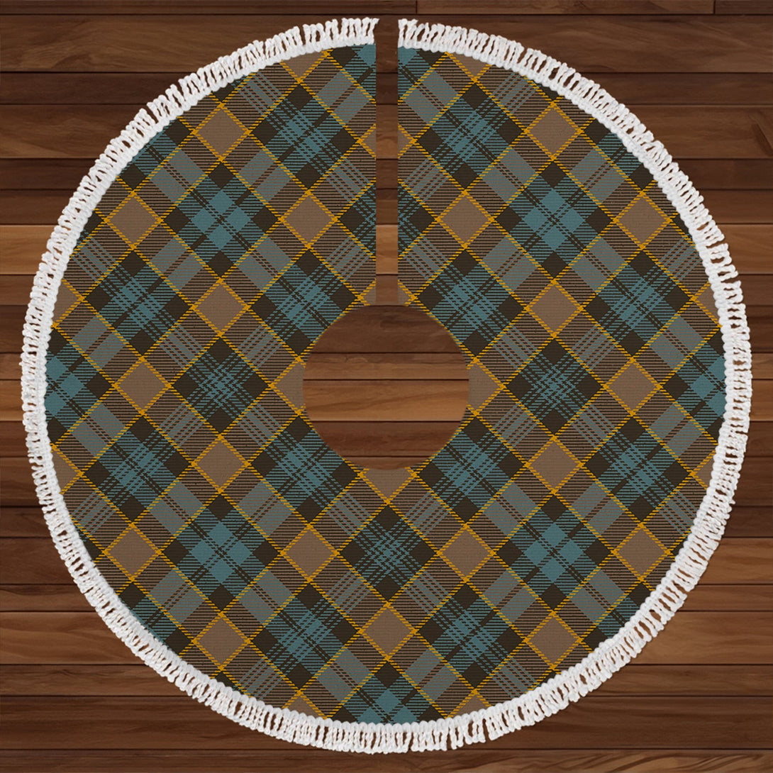 Campbell of Breadalbane Weathered 2 Clan Badge Tartan Christmas Tree Skirt