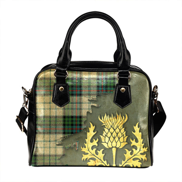 Campbell of Cawdor Dress Ancient 2 Tartan Shoulder Handbag Thistle Oldest Style