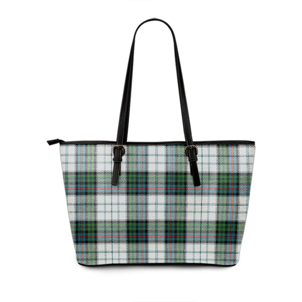 Campbell of Cawdor Dress Ancient Tartan Leather Tote Bag