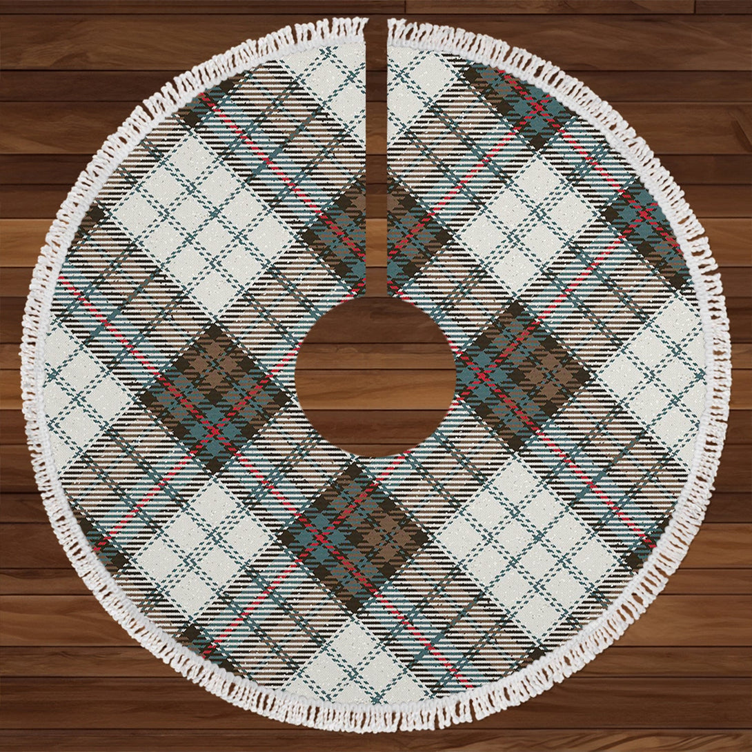 Campbell of Cawdor Dress Weathered 2 Clan Badge Tartan Christmas Tree Skirt