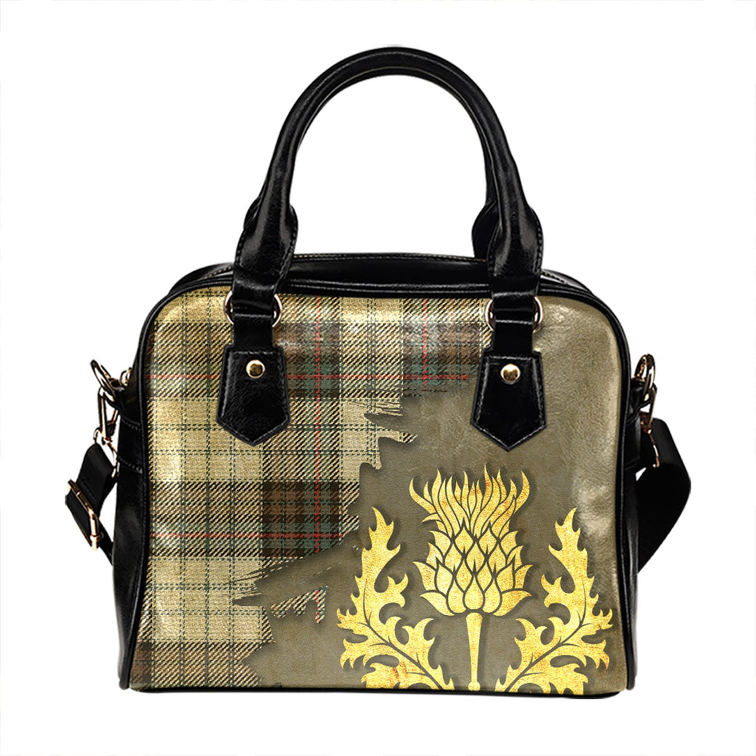 Campbell of Cawdor Dress Weathered 2 Tartan Shoulder Handbag Thistle Oldest Style