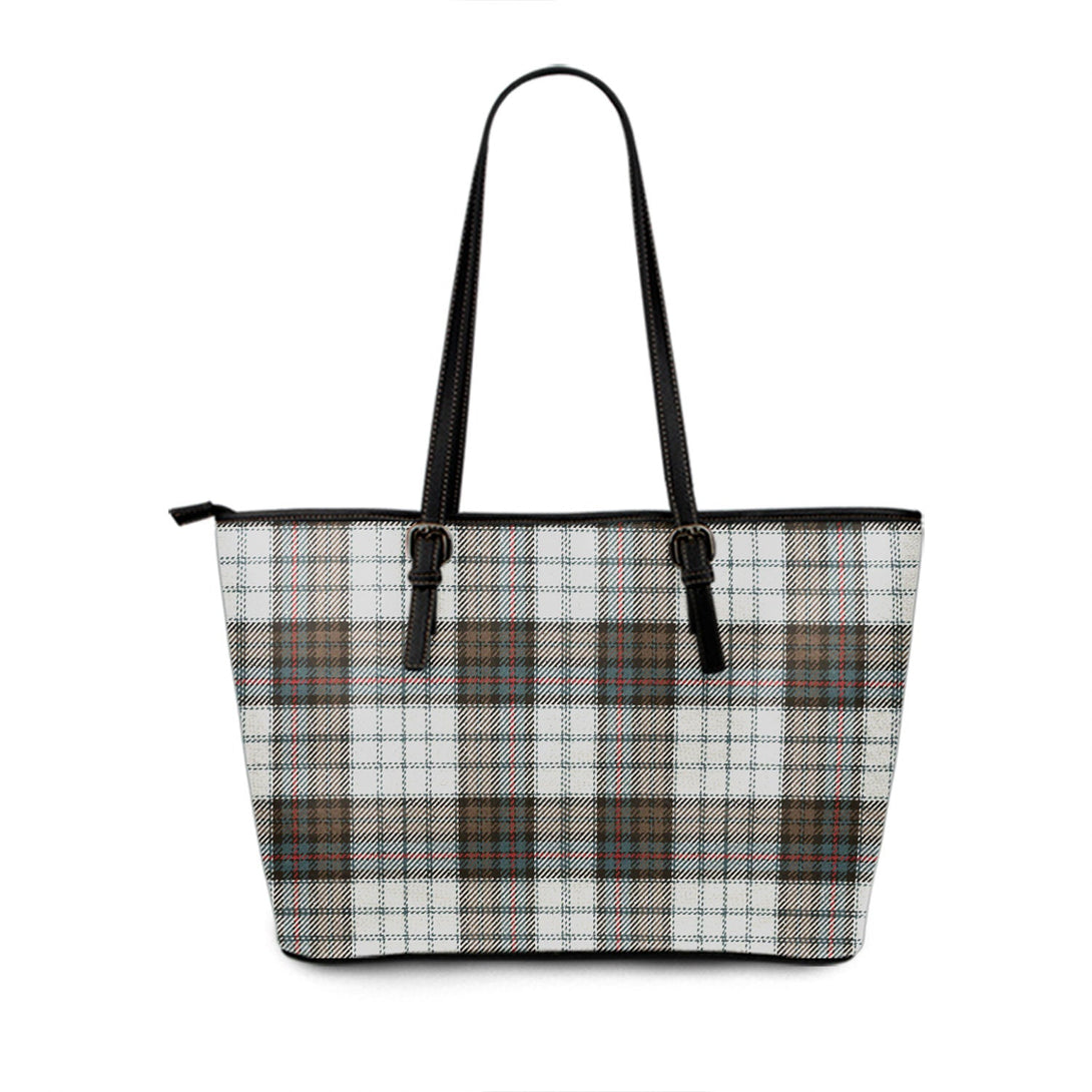 Campbell of Cawdor Dress Weathered Tartan Leather Tote Bag