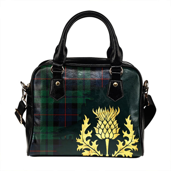 Campbell of Cawdor Modern 2 Tartan Shoulder Handbag Thistle Oldest Style