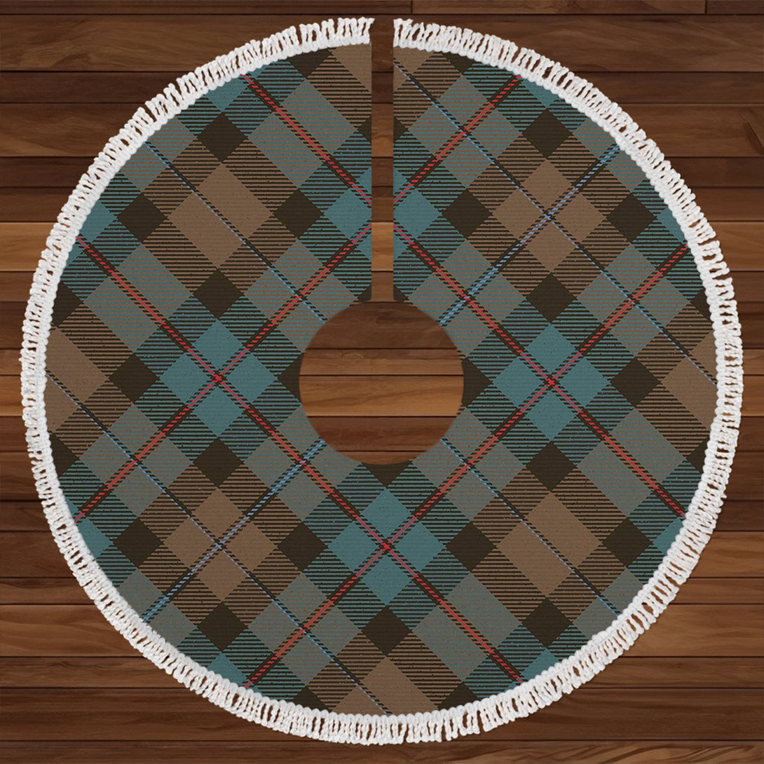 Campbell of Cawdor Weathered 2 Clan Badge Tartan Christmas Tree Skirt