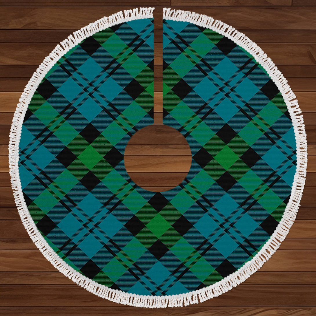 Campbell of Glenlyon Ancient 2 Clan Badge Tartan Christmas Tree Skirt