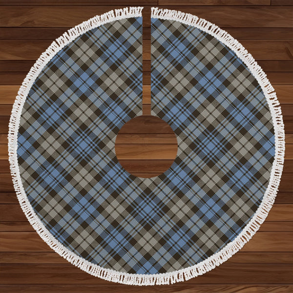 Campbell of Inveraray Weathered 2 Clan Badge Tartan Christmas Tree Skirt