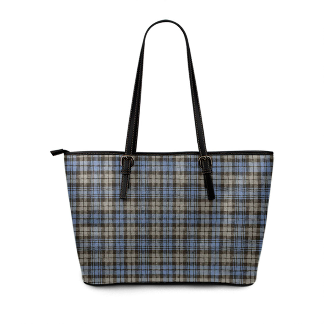 Campbell of Inveraray Weathered Tartan Leather Tote Bag