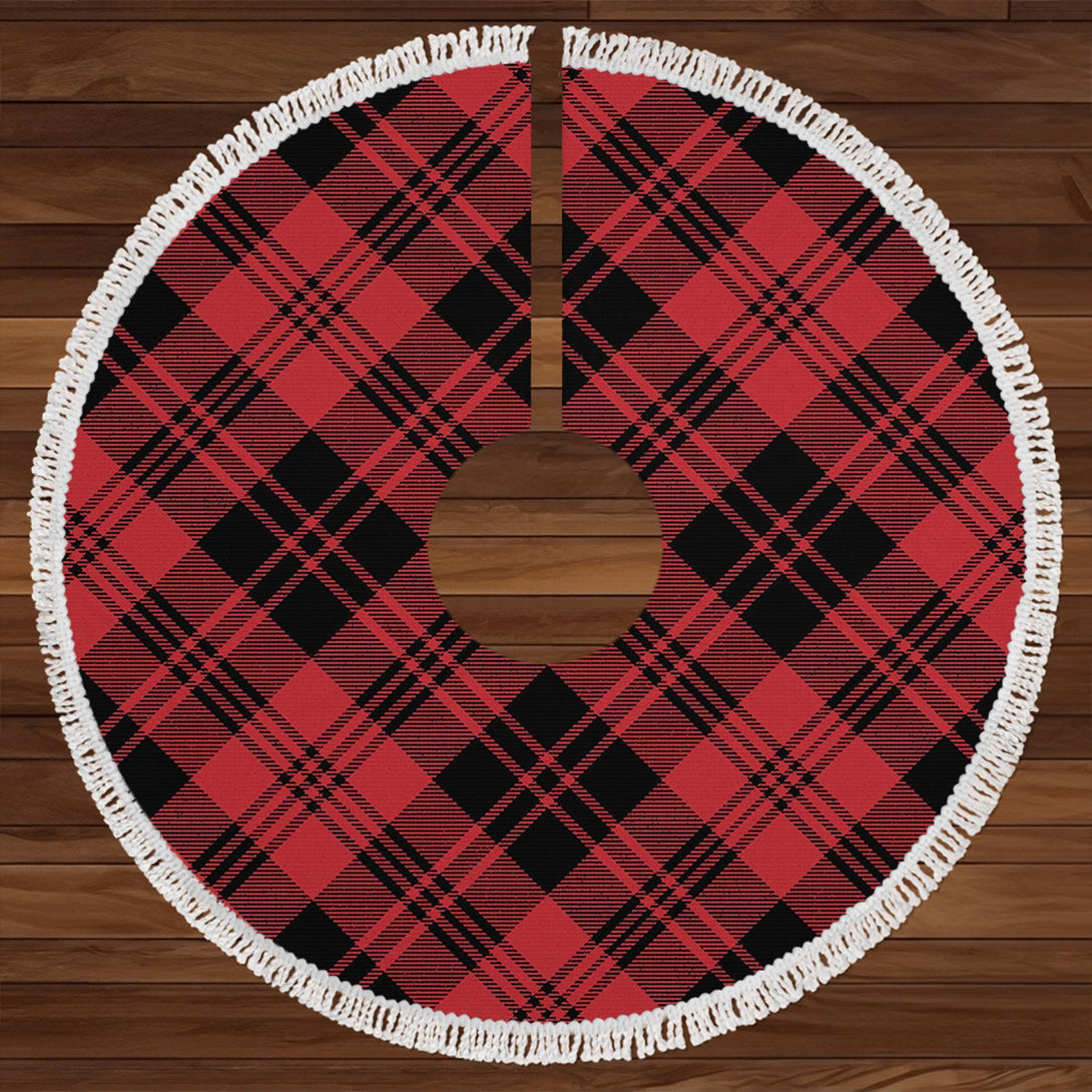 Campbell of Lochlane Ancient 2 Clan Badge Tartan Christmas Tree Skirt