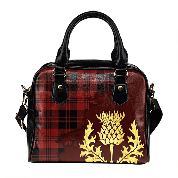 Campbell of Lochlane Modern 2 Tartan Shoulder Handbag Thistle Oldest Style