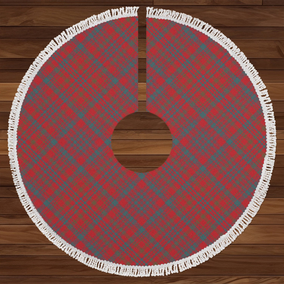 Campbell of Loudon Plaid Weathered 2 Clan Badge Tartan Christmas Tree Skirt