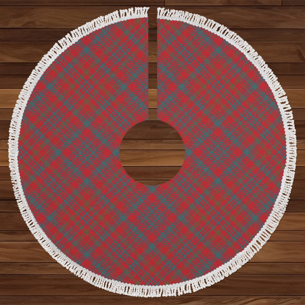 Campbell of Loudon Plaid Weathered 2 Clan Badge Tartan Christmas Tree Skirt