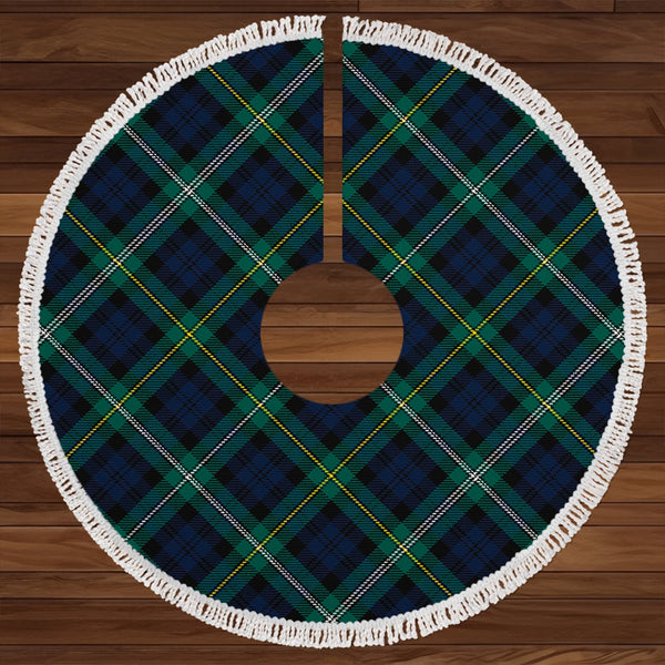 Campbell of Loudon (Campbell Louden) Modern 2 Clan Badge Tartan Christmas Tree Skirt